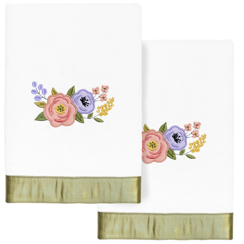 100% Turkish Cotton Hand Towel, White
