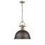 Luminaire suspendu en forme de dôme 1 lumière Alethia-70994122-70994127