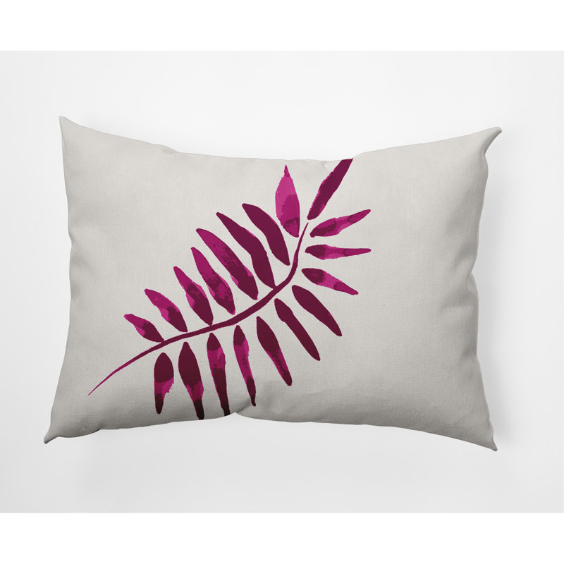 Floral Reversible Throw Pillow