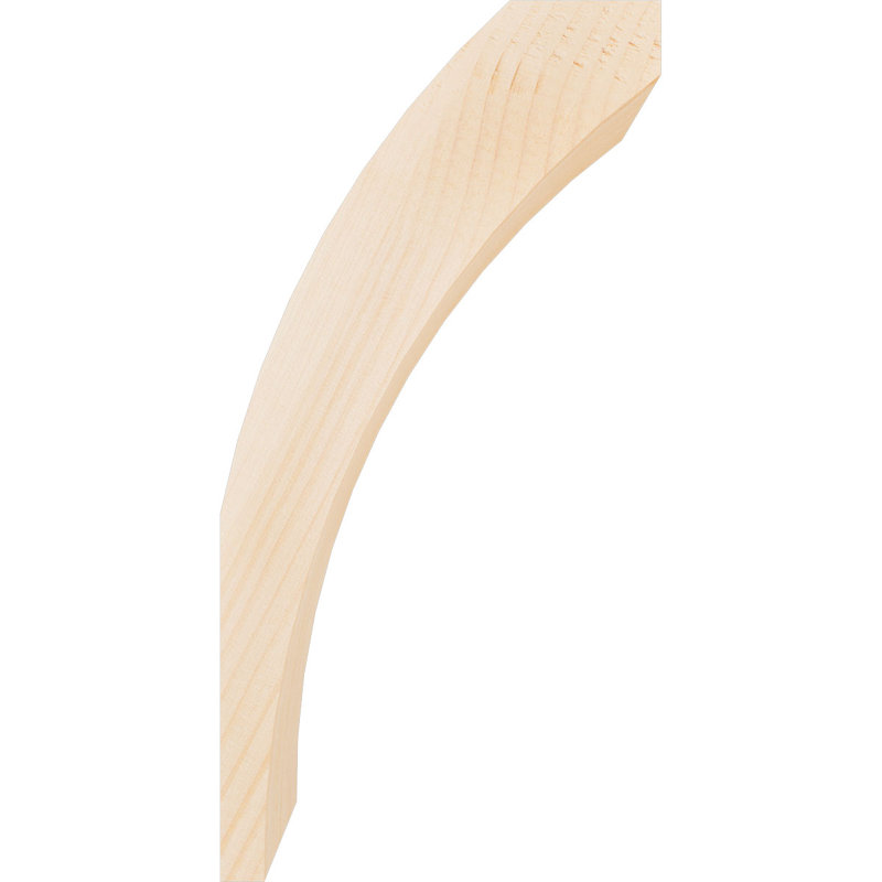 Genouillère Thorton, Sapin Douglas de 3 1/2 po (lisse), 8 po X P 16 po H