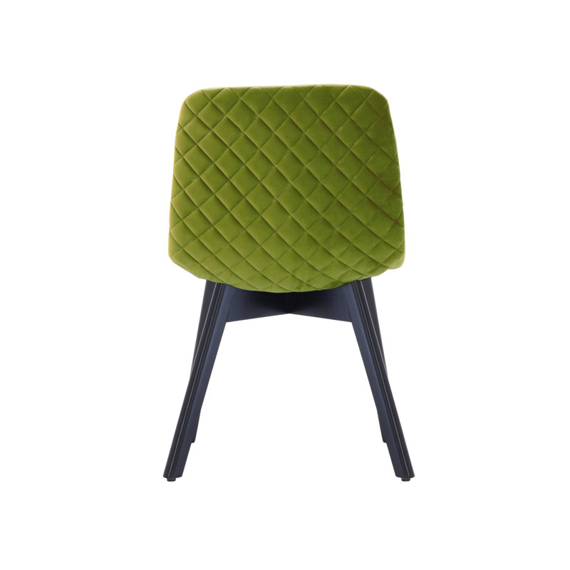 Jada 137.2cm H Velvet Upholstered Side Chair, Light Green