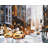 Cities Brown Braided Polyester Placemat - Big City Street Decor