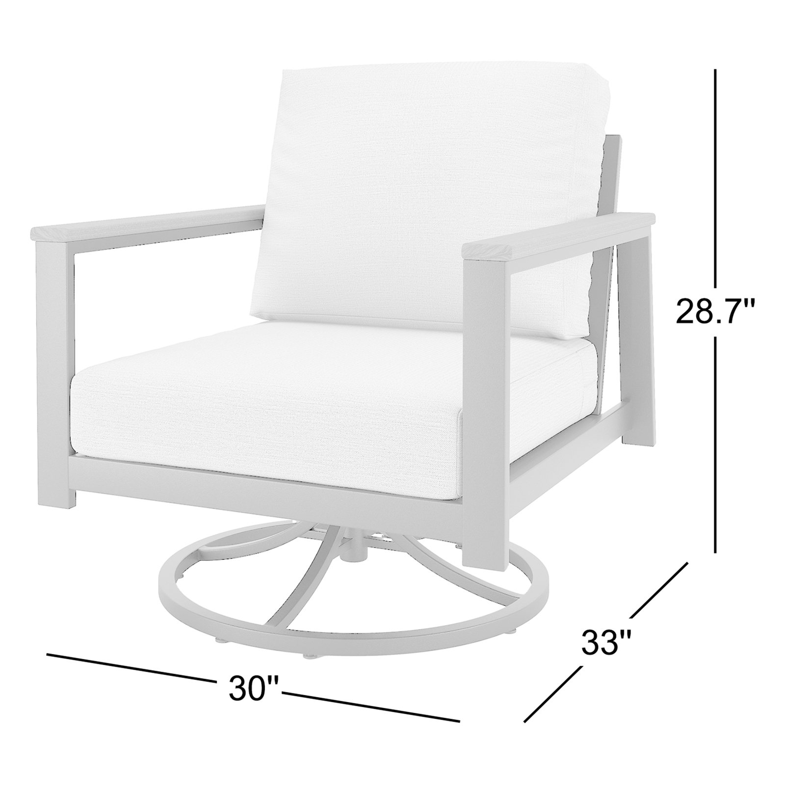 Townsend Sunbrella® Metal Patio Rocking Chair, Sunbrella® Cast Ash, Mahogany, Yes