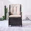 Chaise de patio en osier avec coussins (ensemble de 2)-492736785-492736784