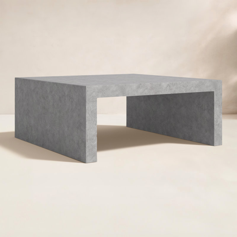 Bridge Outdoor Coffee Table, 43" W x 43" L x 18" H