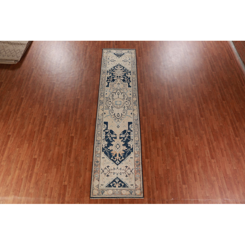 Vegetable Dye Ziegler Oriental Runner Rug 3x13