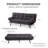 71.09'' Upholstered Convertible Sofa