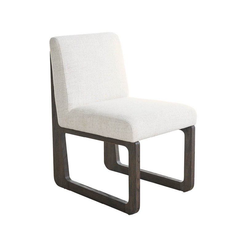Modern Upholstered Dining Chair, Brown