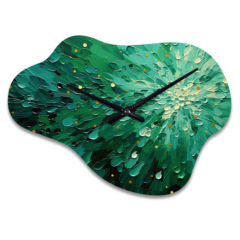 Horloge murale Emerald Euphoria II - Paysages, Petit