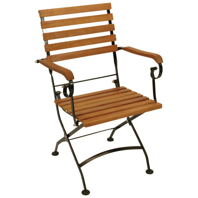 Foldable Outdoor Patio Dining Armchair