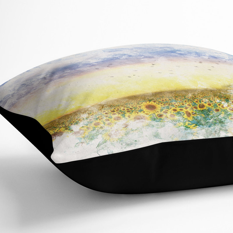 Square Cushion, 40cm H x 40cm W x 15cm D, Black