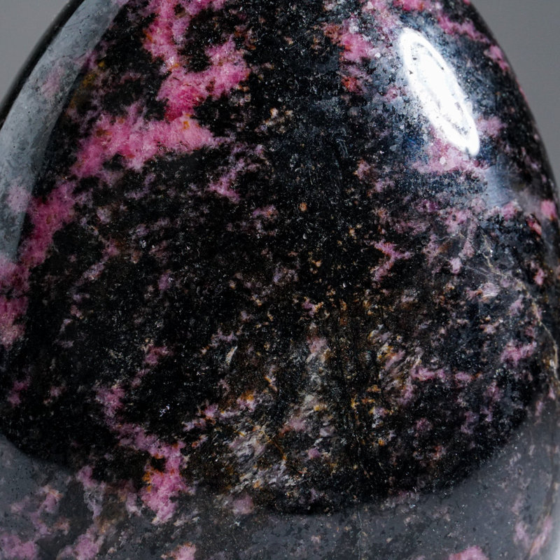 Polished Imperial Rhodonite Freeform from Madagascar (2.3 Lbs)