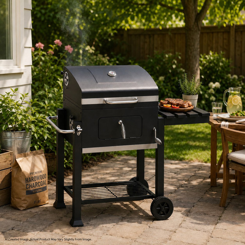 Barbecue au charbon pour l'extérieur