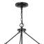 Lustre avec pendule en métal