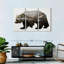 The Kodiak Brown Bear Wall Art Multi Piece Canvas Print-92828162