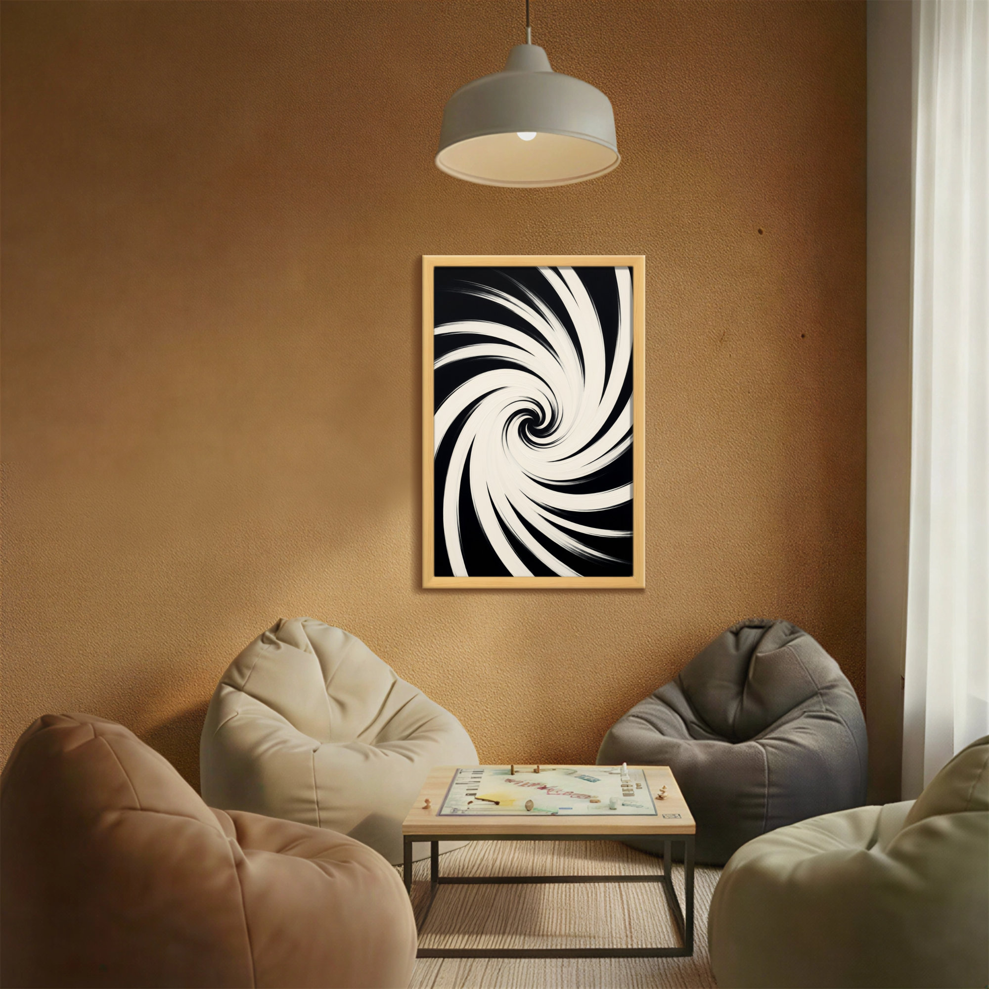 Wrought Studio™ Abstract Spiral Pattern Art Print | Wayfair