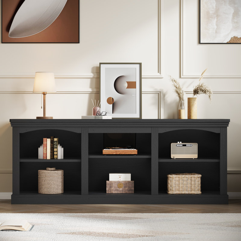 Meuble télé 70 po , H 26 po x L 70 po x l 15,7 po, Noir