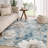 Machine Washable Indoor/Outdoor Chantille ACN2882 Floral Rug-1832707968-1832707977