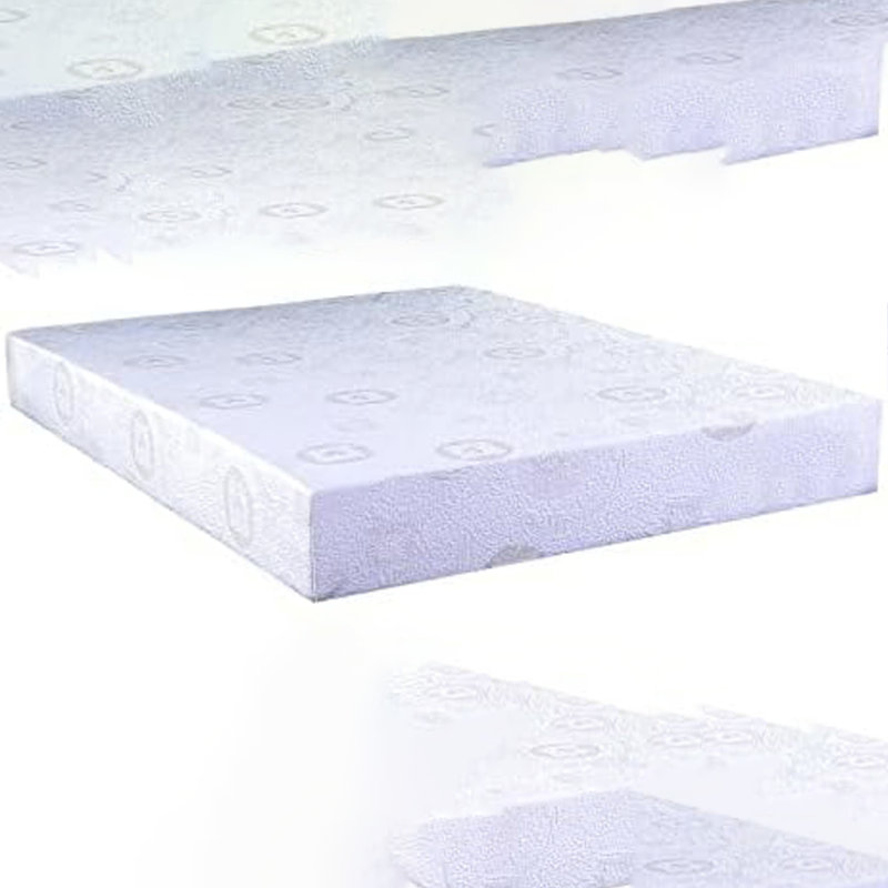 Herbal Fusion Collection, Green Tea-Infused Polyester Memory Foam Mattress, Queen Size, White.