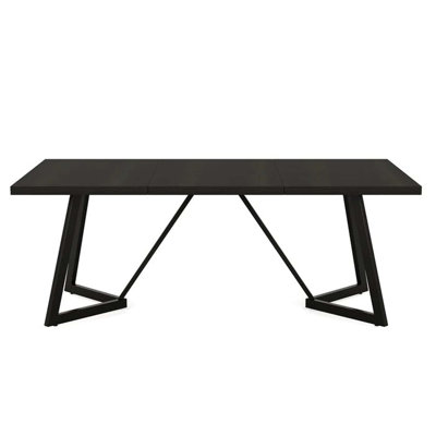 Contemporary Rectangular Dining Table, Multifunctional Conference Desk & Executive Office Table