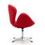 Fauteuil ballon pivotant rembourré en laine Raspberry-25675678