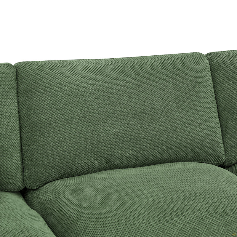 Coffee-Bean Like Upholstered Full Compressed Sectional