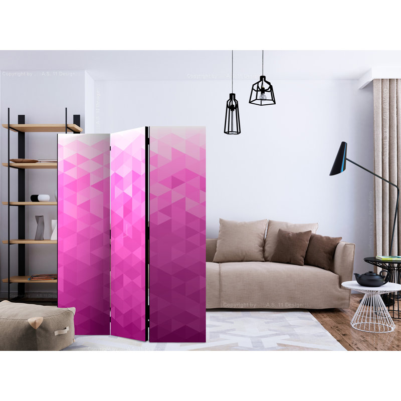 135cm W x 172cm H 3 - Panel Wood Folding Room Divider