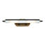 Applique murale 2 lumières 29,25 po Caillier en noir-610629692-610629695