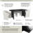 Fluted Base 71W Dining Table With Upholstered Barrel Dining Chairs, Dining Room Furniture-1122365760-1122365763