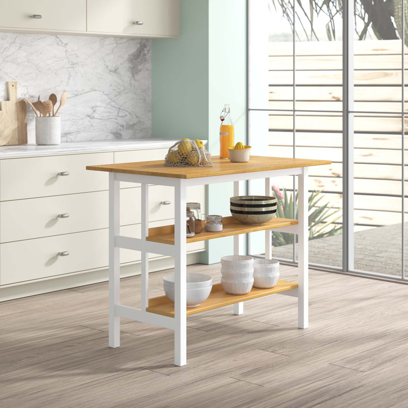 Aryana Solid Wood Prep Table