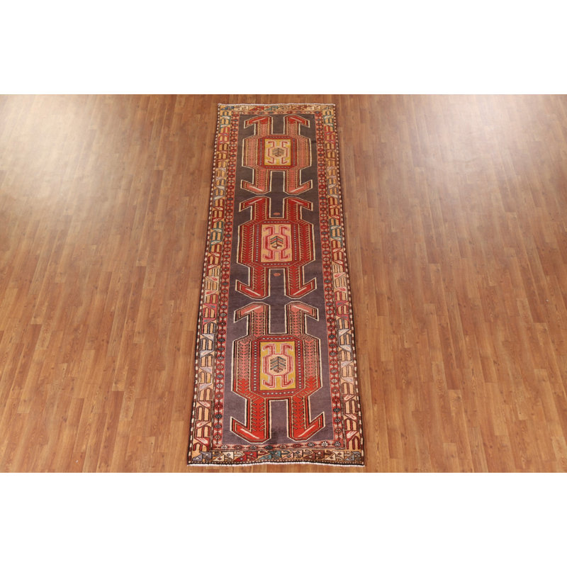 Tapis de couloir rétro vintage 4 x 11