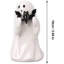 Figurine décorative 2 fantômes d'Halloween, tenant une chauve-souris rose, fantôme de citrouille d'Halloween