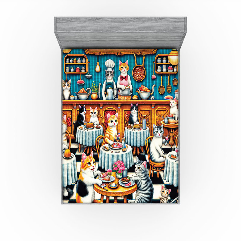 Ensemble de draps-housse en microfibre pour chambre d'amis, Complète