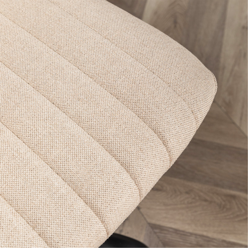 Chaise de bureau pivotante en tissu