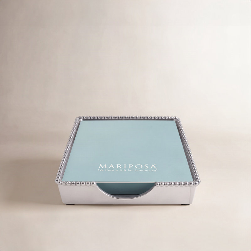 String of Pearls Beaded Luncheon Napkin Holder