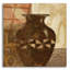  «Ethnic Vase 4» par Alonzo Saunders, art mural en verre acrylique, 12 po x 12 po
