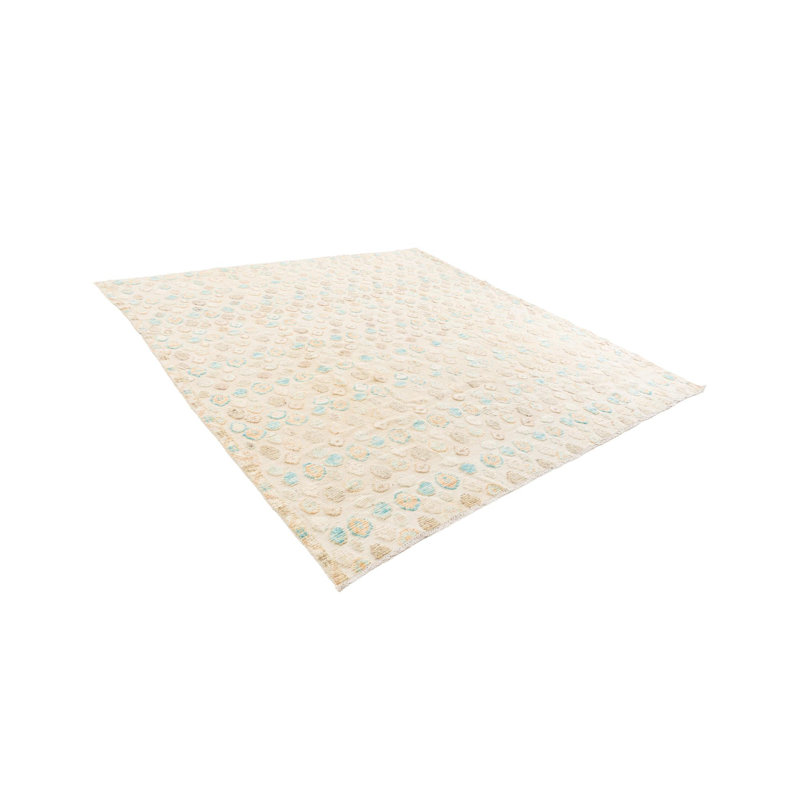Tapis carré ivoire Outen