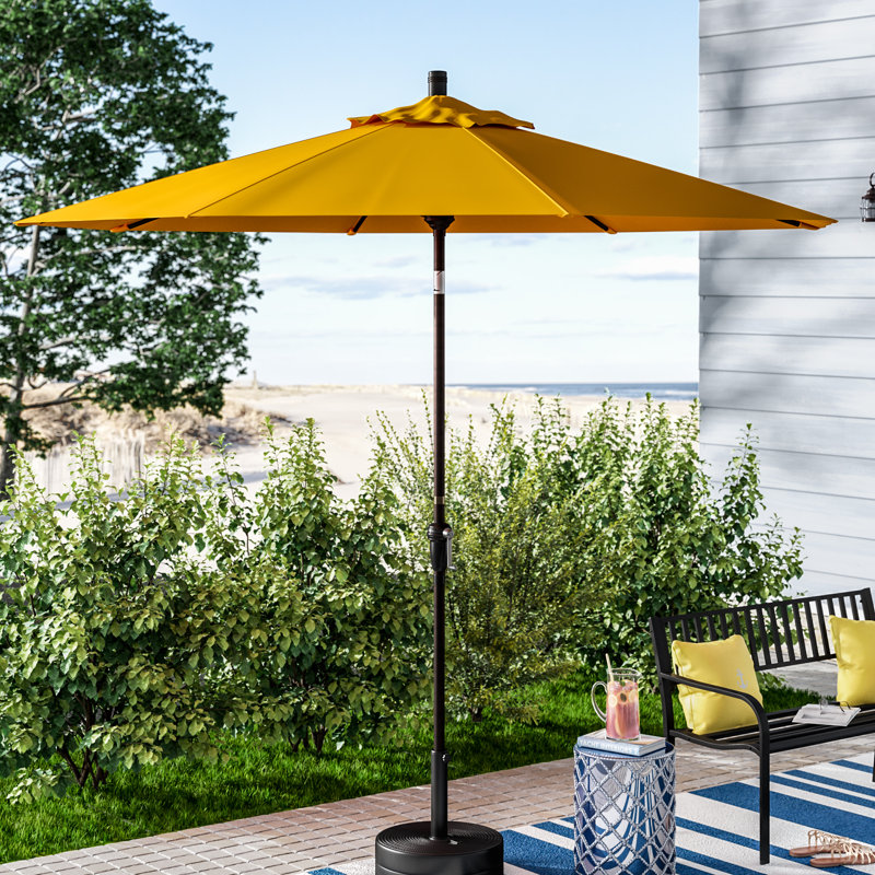 Parasol de marché 9 pi x 9 pi Austan, Pissenlit - Pacifica Premium