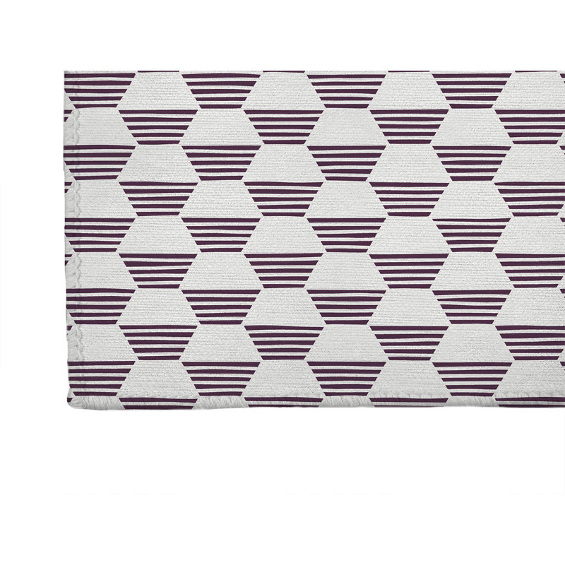 Paillasson Hexaline, Aubergine, L 84 po x L 60 po