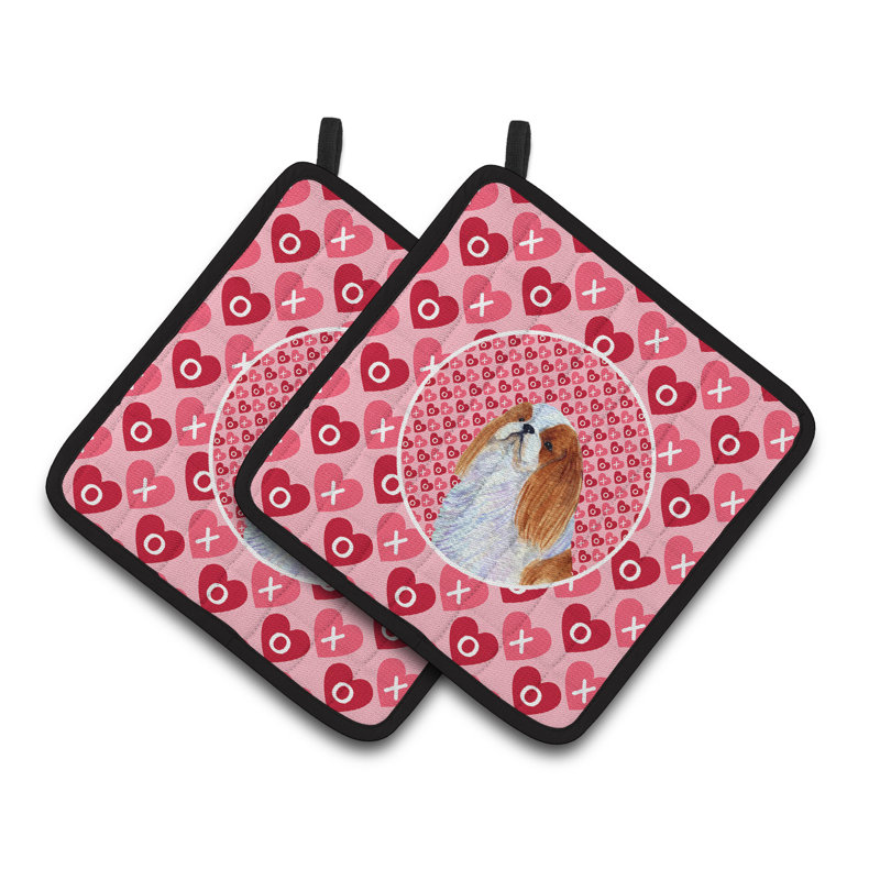 Caroline's Treasures English Toy Spaniel Polyester Potholder
