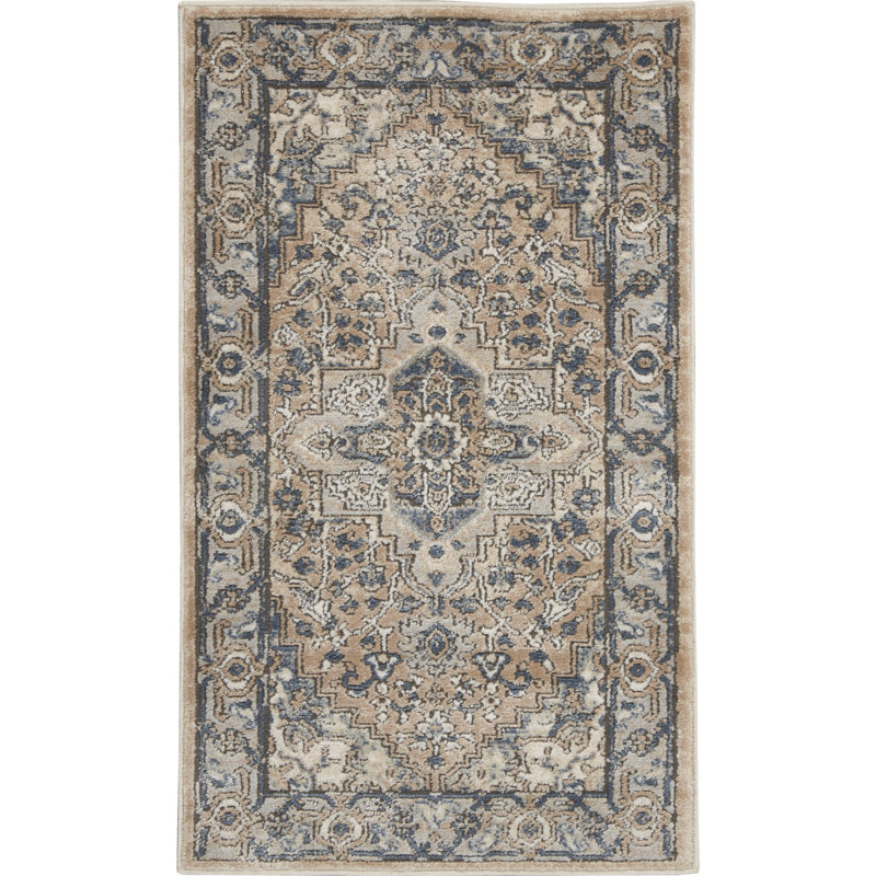 Tapis beige Freeda, Rectangle 2 pi 2 po x 3 pi 9 po