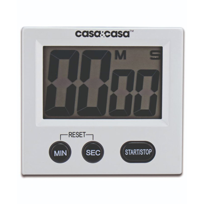 Digital Kitchen Timer White