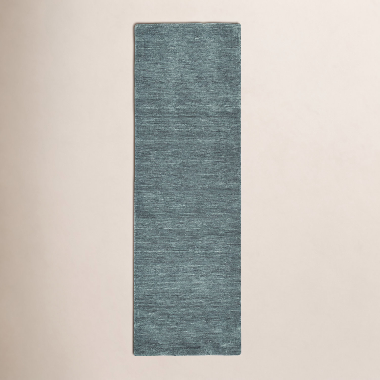 Lineville Light Green Hand-Tufted Wool Rug, Runner 2'6" x 8'