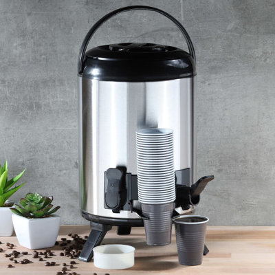 Hi Thermal Jug 9L 23cm Silver