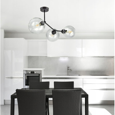 Barrios Glass Semi Flush Mount
