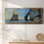 «The Rocky Cliff of Étretat» par Monet, reproduction sur toile flottante