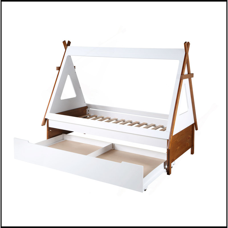 Lit simple avec lit gigogne Loreen
