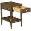 One Drawer Rectangle Drink Table-225617224