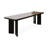 Black Rectangular Solid Wood writing desk-117867018