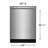 Frigidaire Gallery 18" 24" 52 dB ENERGY STAR Certified Smart Dishwasher with Adjustable Rack and Tall Tub Stainless Steel Plastic-71115340